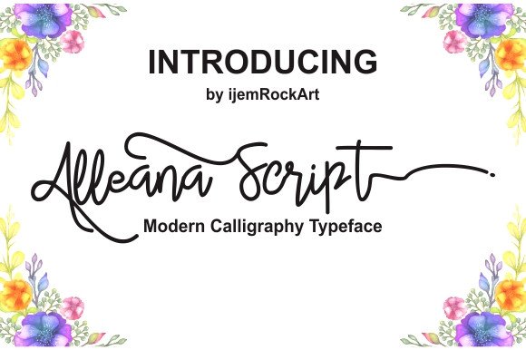 Alleana Script: A Modern Script Font That Elevates Real Small Business Branding