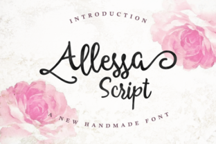 Allessa Script: A Handmade Script Font That Breathes Life Into Quiet Moments