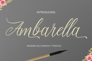 Ambarella: A Modern Script Font That Feels Human