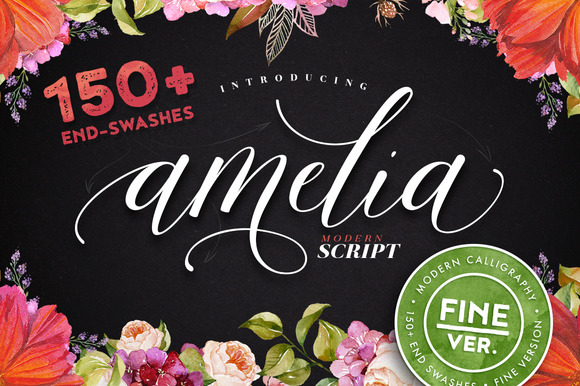 Amelia Script: A Thoughtful Calligraphy Typeface for Real Branding Work