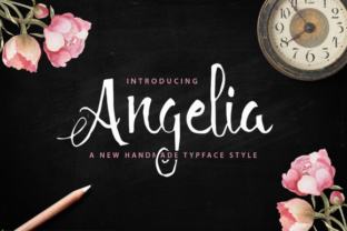 Angelia Script: A Handmade Script Font That Feels Like Ink on Paper