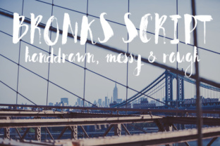 Bronks Script: A Bold Display Font for Campaign Headlines