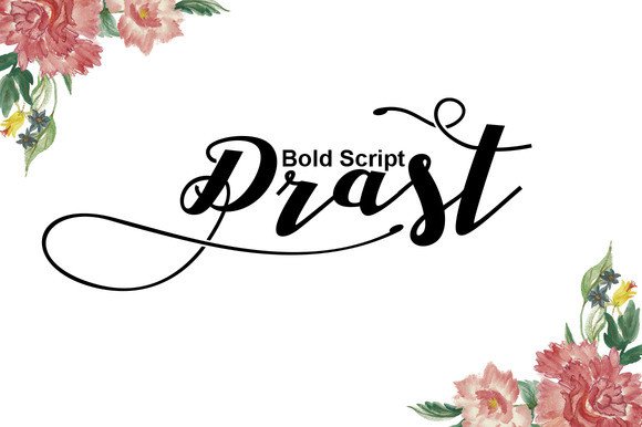 Drast Script: A Bold, Romantic Script Font for Handmade Brands