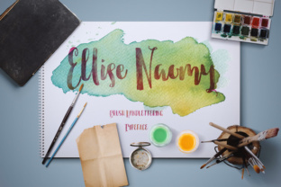 Ellise Naomy Script: A Brush Handlettering Typeface That Feels Like a Design Partner