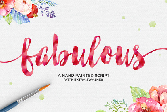 Fabulous Script: A Hand-Painted Font That Builds Brand Trust