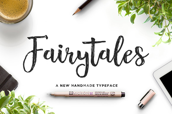 Fairytales Script: A Handmade Font That Feels Like a Smile
