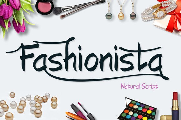 Fashionista: A Script Font That Makes Your Headlines Instantly Recognizable