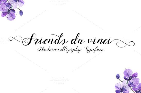 Friends Da Vinci: A Script Font That Makes Your Headlines Feel Intentional