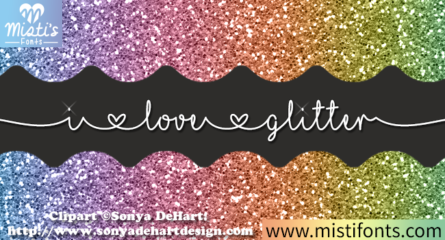 I Love Glitter Font: Sparkle That Builds Brand Trust