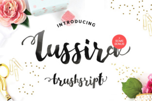 Lussira Brushscript: A Hand-Painted Script Font for Digital Warmth