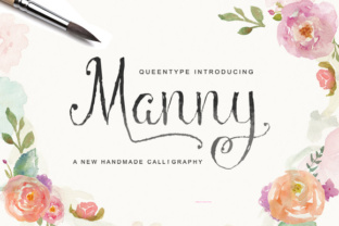 Manny Script: A Handmade Script Font for Real Crafters