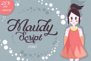 Maudy Script: A Bold, Friendly Font That Elevates Your Brand
