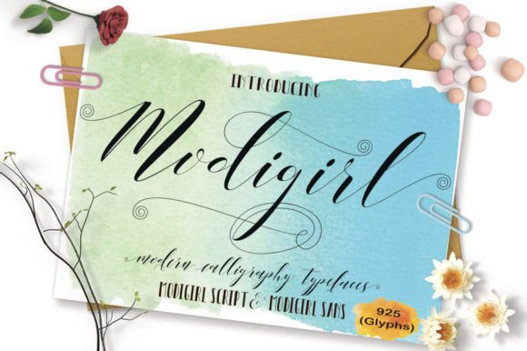 Modigirl Script: A Handmade Script Font That Elevates Every Craft Project