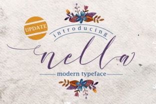Nella Script: A Modern Calligraphy Typeface for Digital Branding