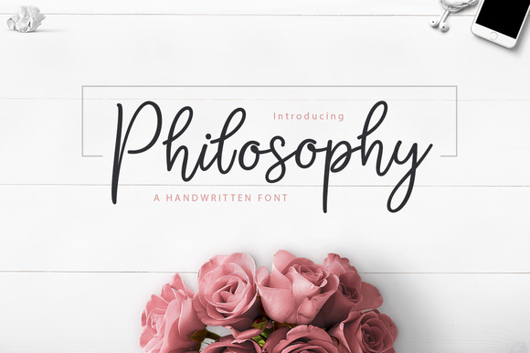 Philosophy Script: A Monoline Font That Makes Your Campaign Stand Out
