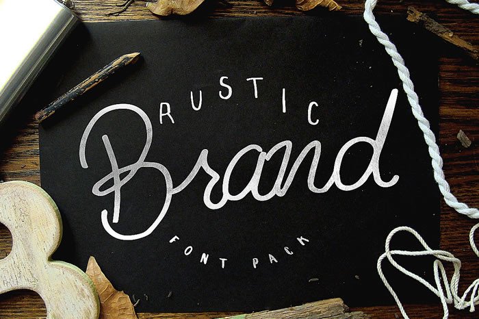 Rustic Brand: A Warm, Vintage Script Font for Authentic Branding