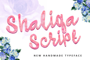 Shaliqa Script: A Handmade Brush Script Font That Feels Like Ink on Paper