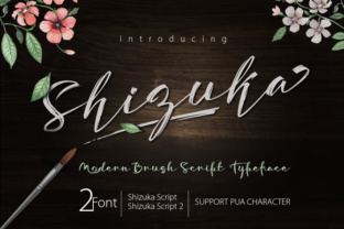 Shizuka Script: A Brush Script Typeface That Feels Like Hand-Drawn Elegance