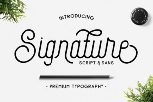 Signature Font: Warm, Rounded Script for Handmade Labels & Printables