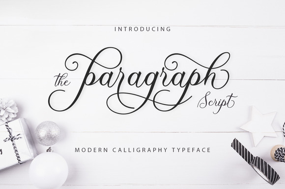 The Paragraph Script: A Timeless Script Font for Handmade Creators