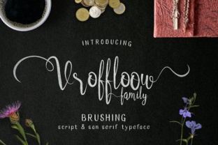 Vroffloow: A Modern Script Typeface for Thoughtful Editorial Design