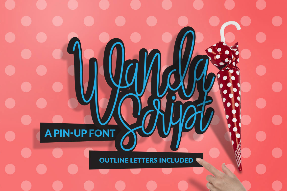 Wanda Script: A Pin-Up Typeface That Feels Like a Quiet Conversation
