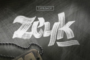 Zeyk: A Strong Hand Brush Font for Authentic Brand Identity