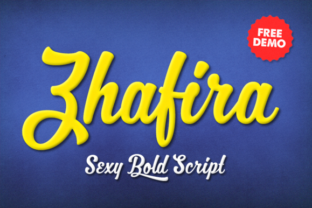 Zhafira Script: A Premium Font for Handmade Labels, Invitations & Printables